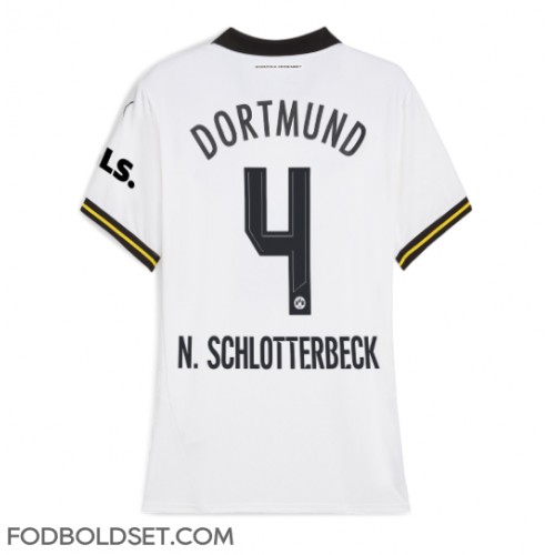 Borussia Dortmund Nico Schlotterbeck #4 Tredjetrøje Dame 2024-25 Kortærmet